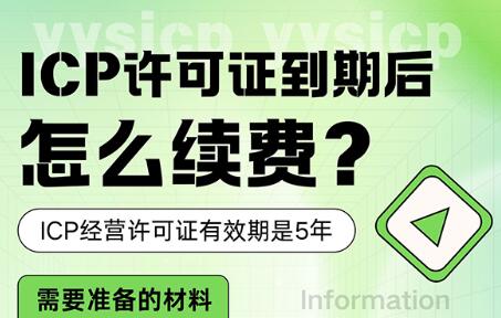 注意！ICP许可证到期后怎么续期