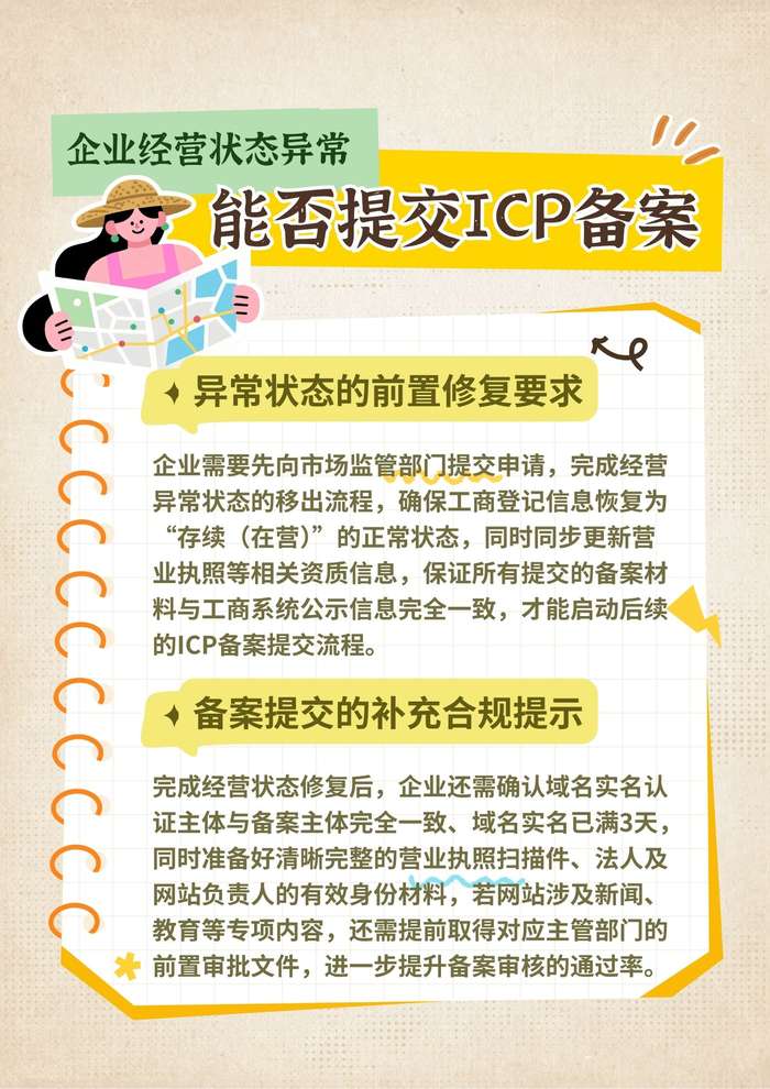ICP备案合规提示