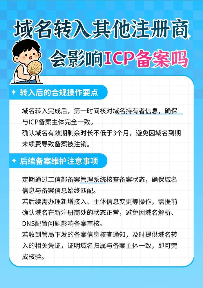 ICP备案维护注意事项